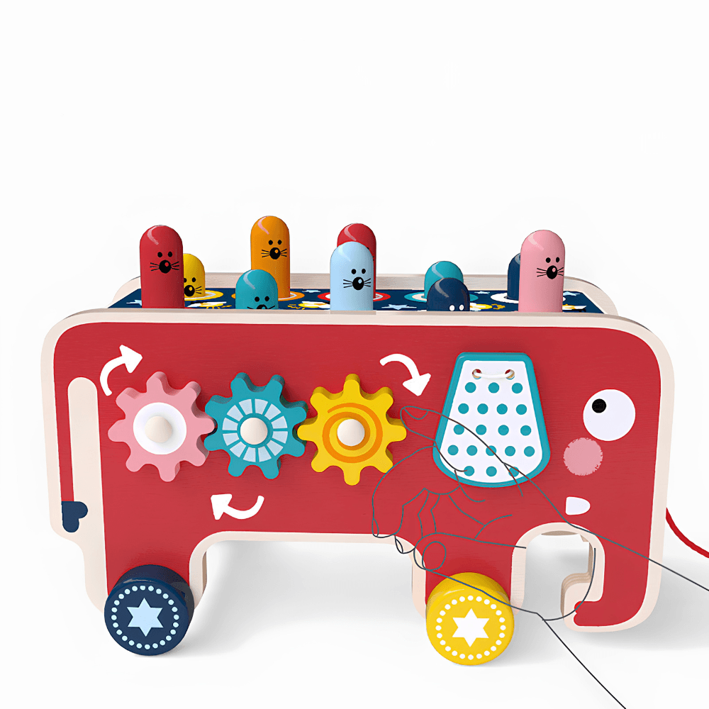Banco de Madera Montessori - Juguete Interactivo Musical