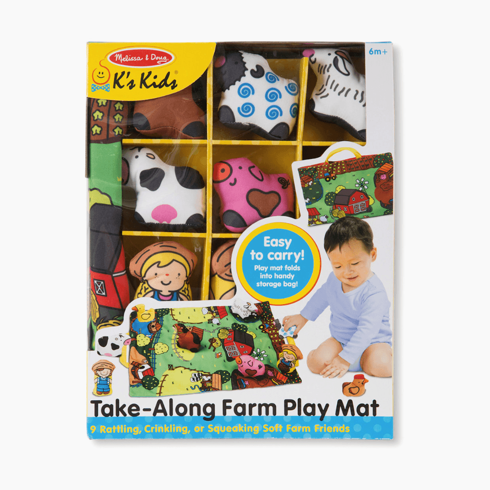 Alfombra Sensorial Montessori de Granja – Juego y Exploración
