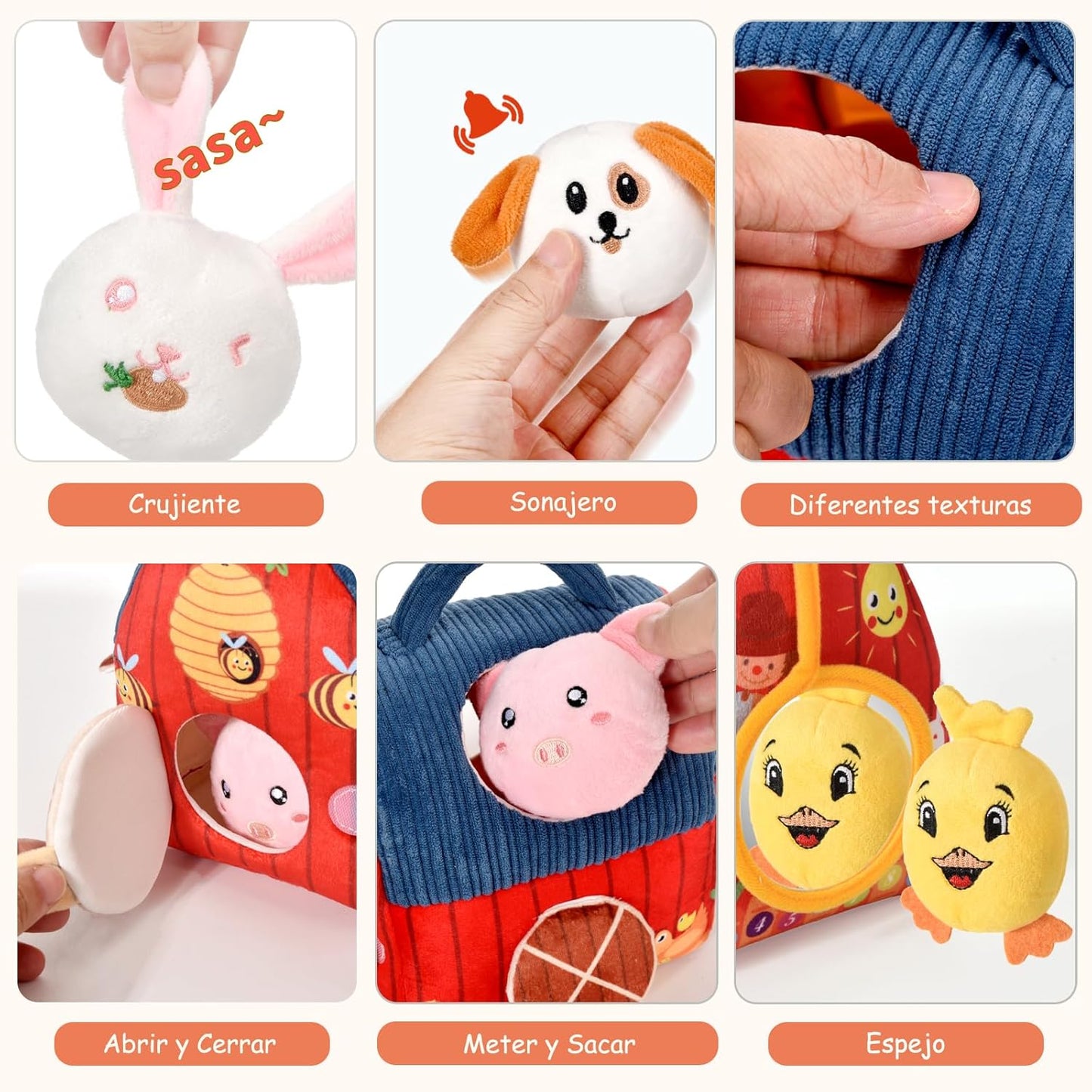 Peluche de la Casita de la Granja de Animales