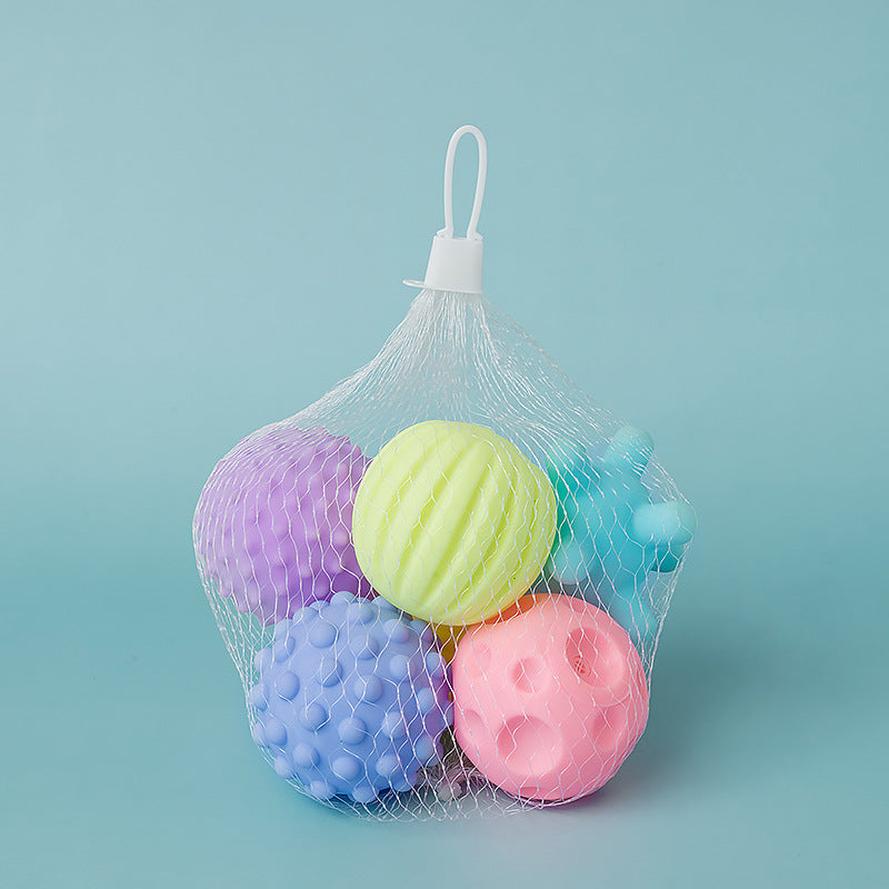 Juego De 6 Pelotas Sensoriales Para Bebés Texturizadas