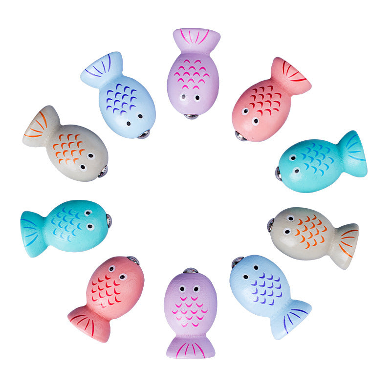 Juego de Pesca Montessori de Madera – Juguete Educativo Sensorial