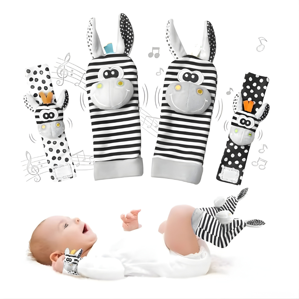 Infababy™ - Set de estimulación manos y pies alto contraste