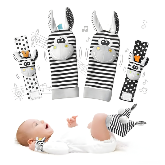 Infababy™ - Set de estimulación manos y pies alto contraste