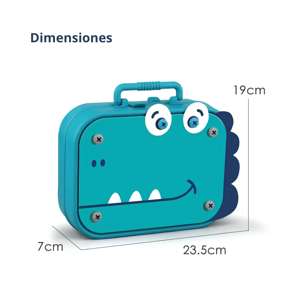 Caja de Herramientas IngenioKids con destornillador eléctrico