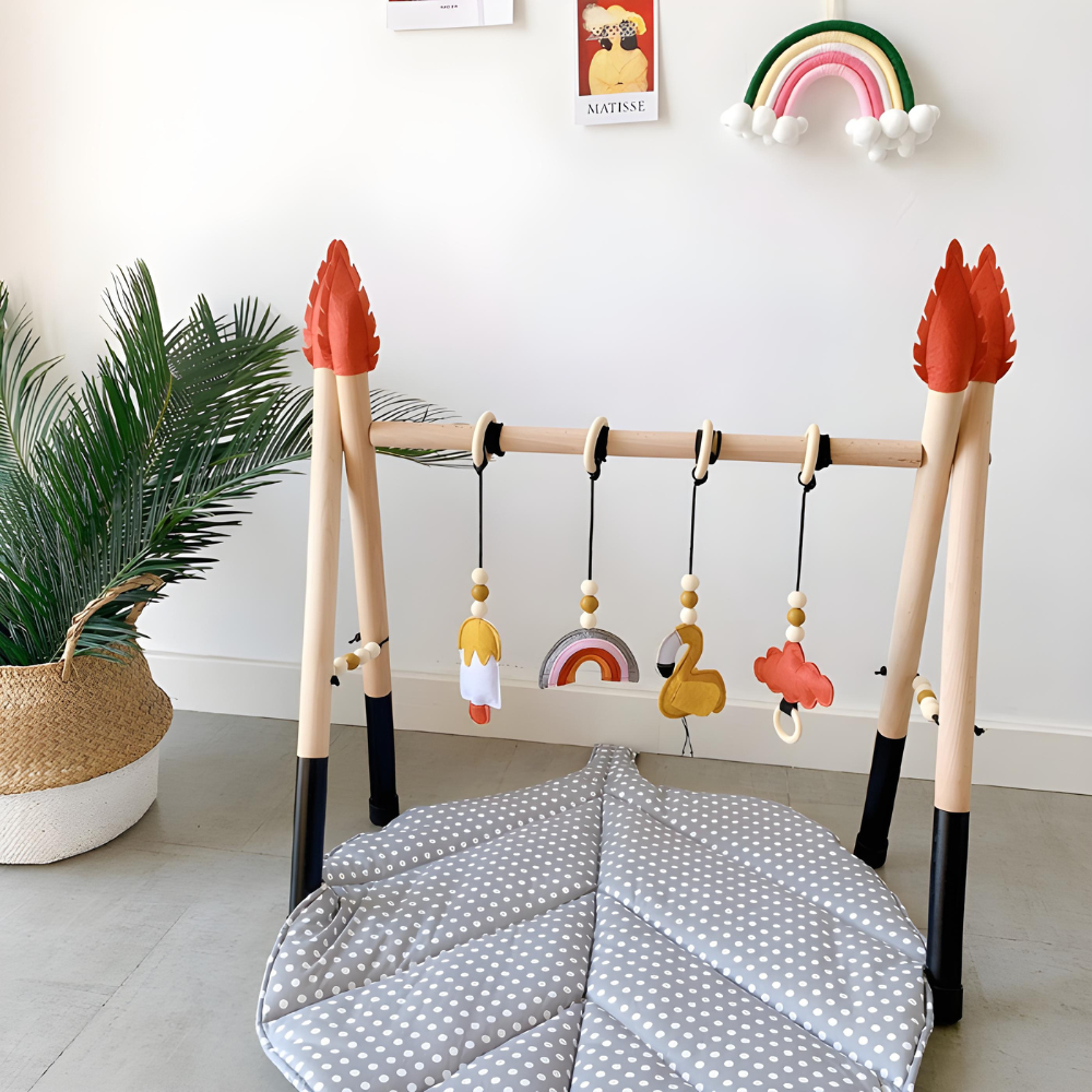 Gimnasio para Bebés Eco madera para Actividades