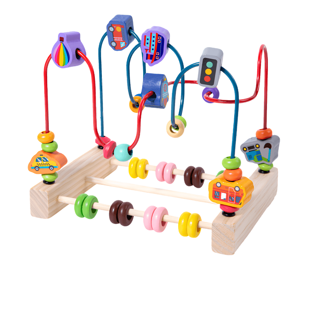 Juego De Laberinto De Madera para Desarrollo Cognitivo