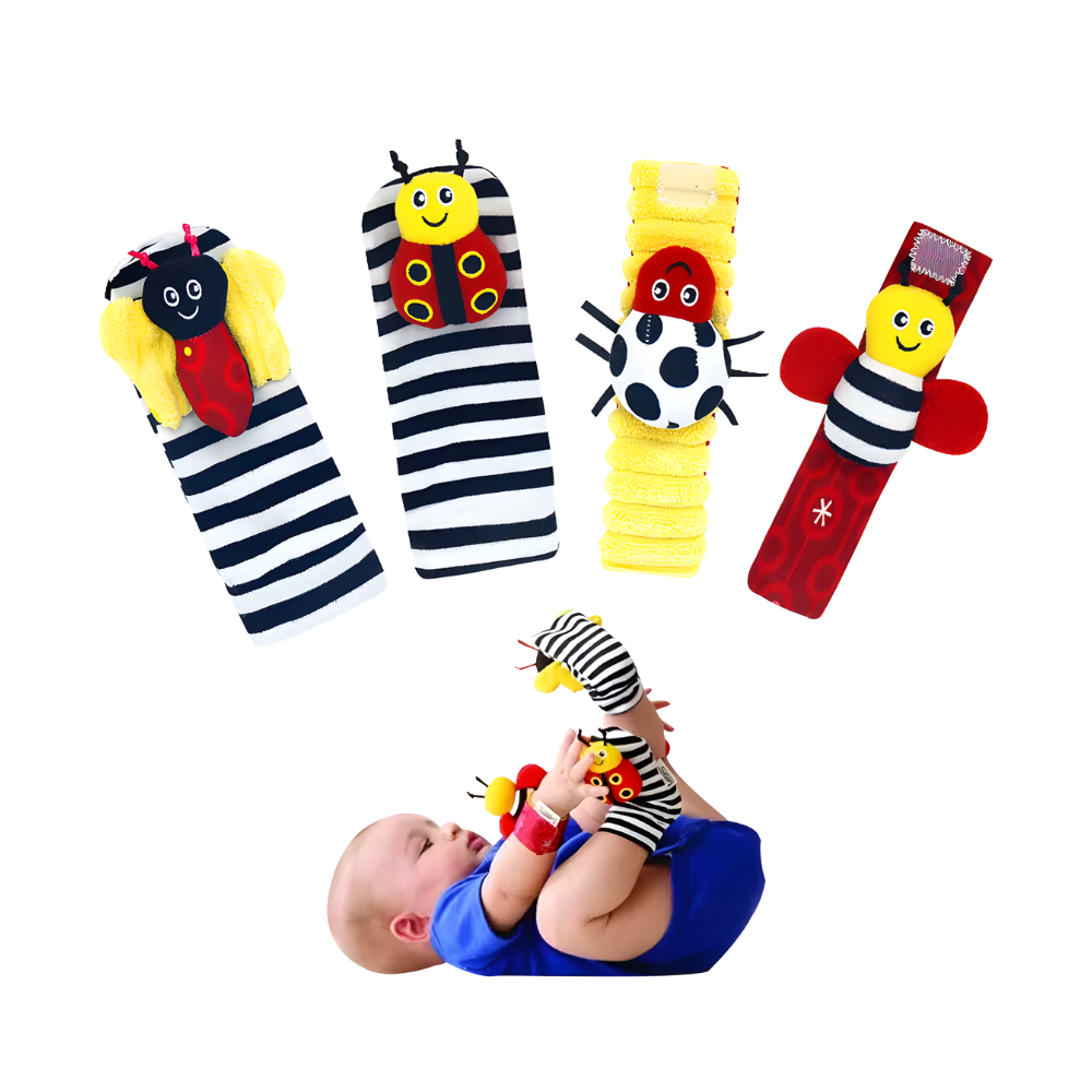 Infababy™ - Set de estimulación manos y pies alto contraste