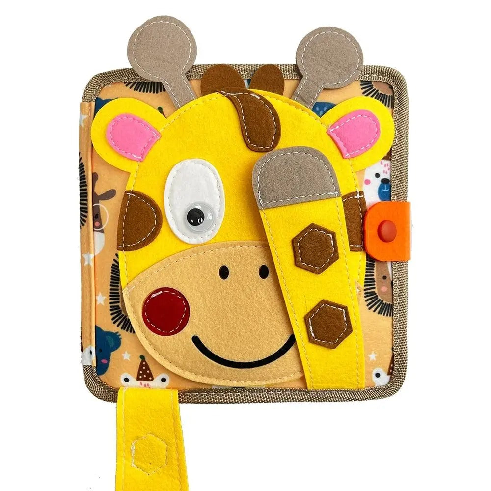 Libro Sensorial Didáctico Jirafa Montessori