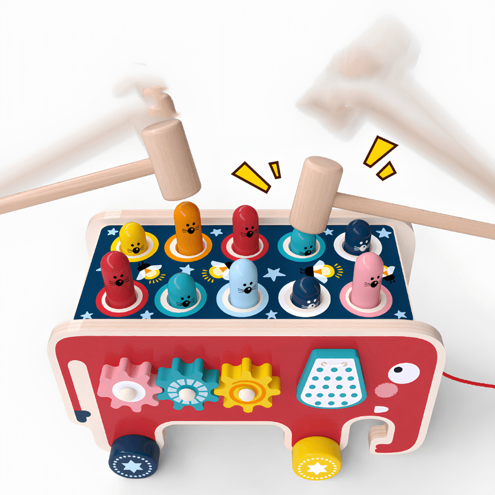 Banco de Madera Montessori - Juguete Interactivo Musical