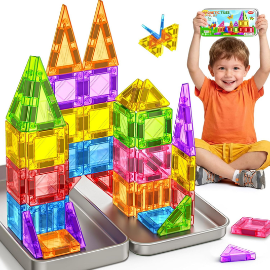 Juguete Educativo de Bloques de Construcción Magnéticos