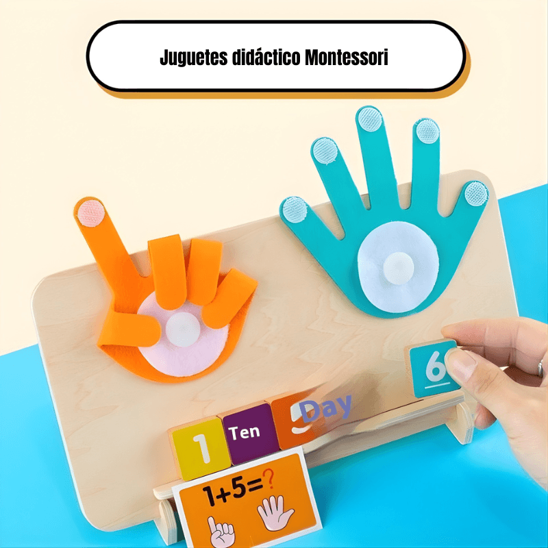 ContaManos™ – Juego Montessori de Matemáticas