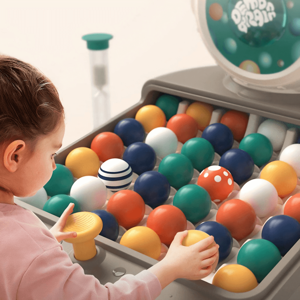 Juego Sensorial Montessori de Bolas – Puzzle Lógico Interactivo