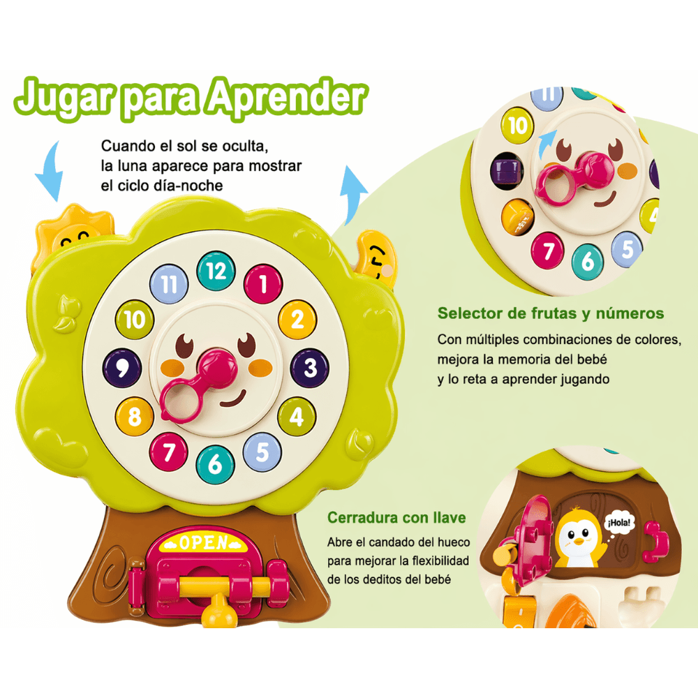Maletín Sensorial Montessori – Busy Board Interactivo para Bebés