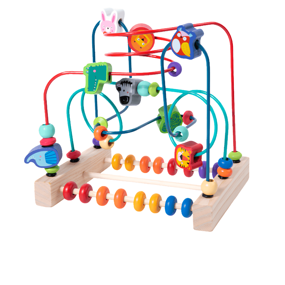 Juego De Laberinto De Madera para Desarrollo Cognitivo
