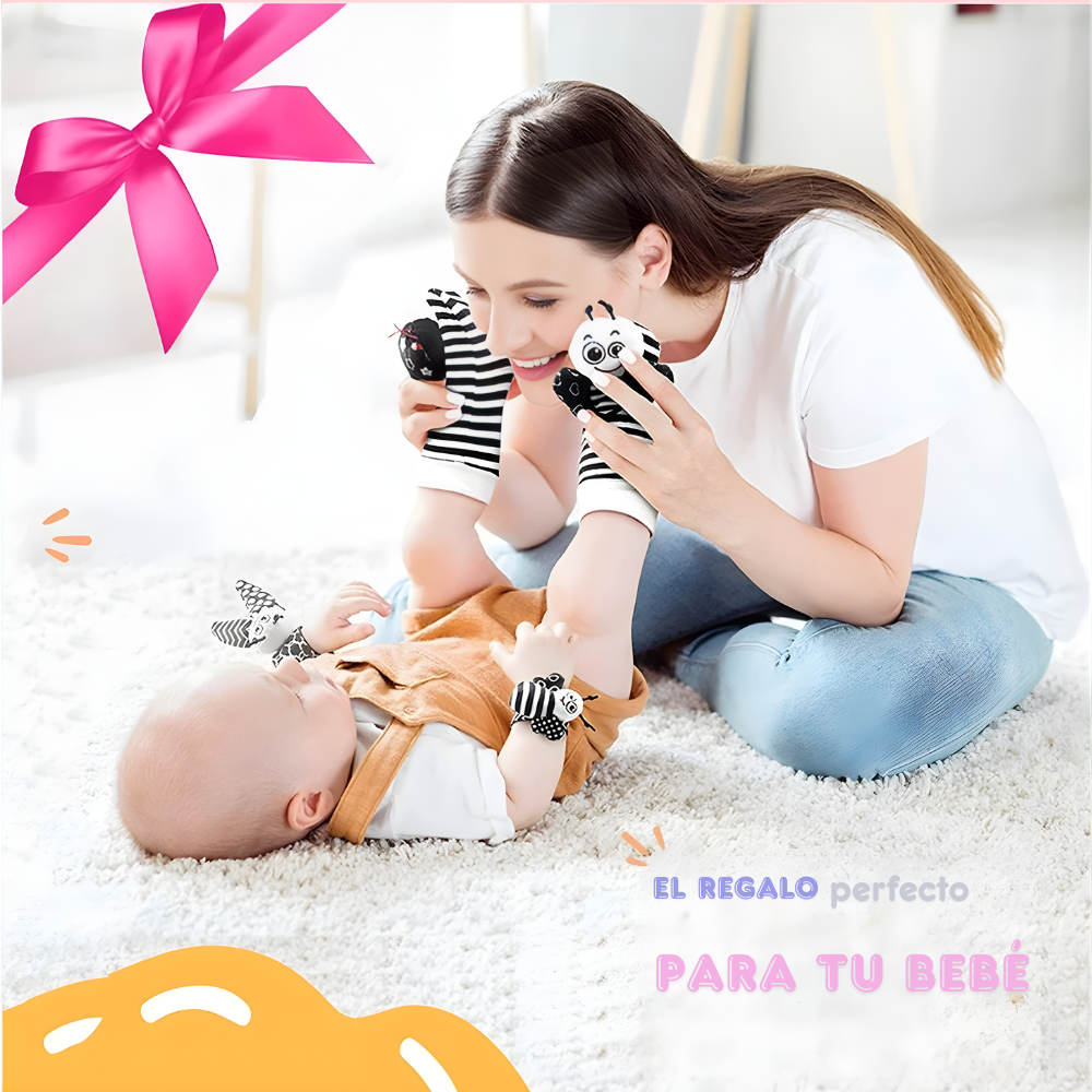 Infababy™ - Set de estimulación manos y pies alto contraste