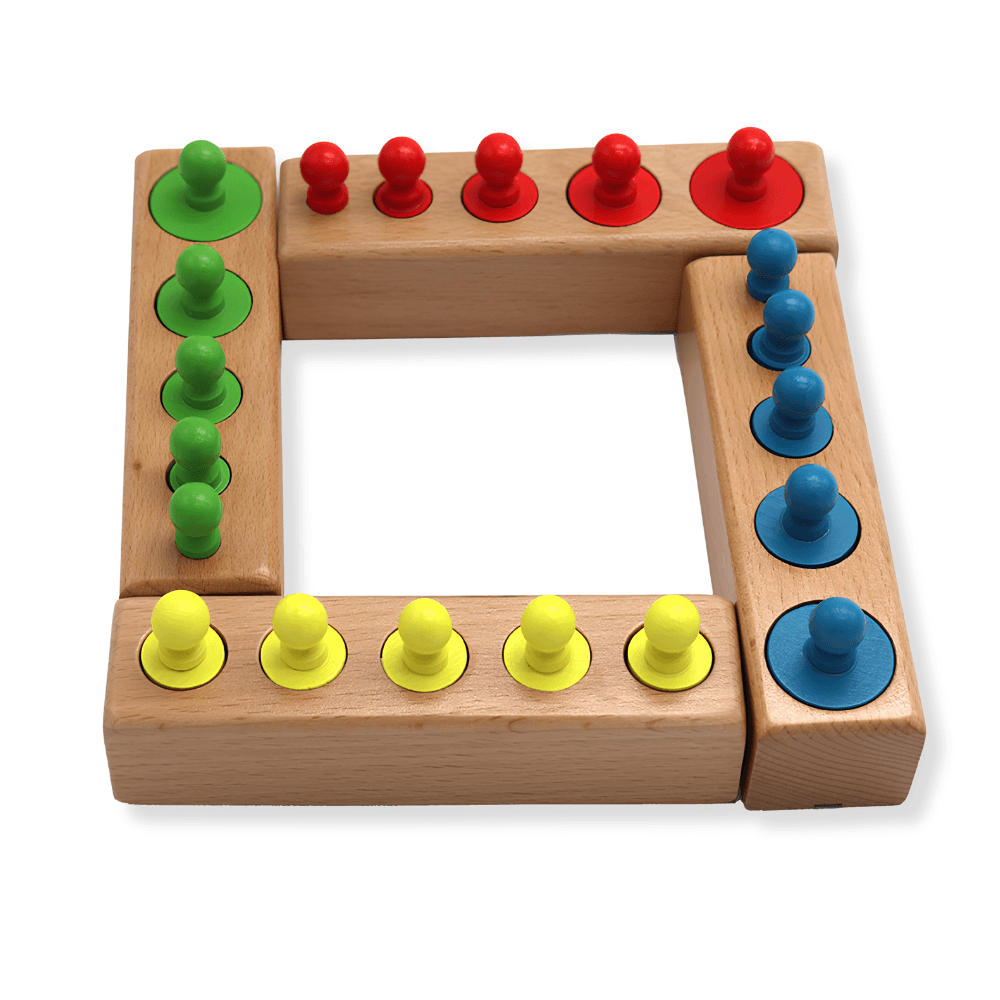 Juguete de Bloques Cilíndricos Montessori