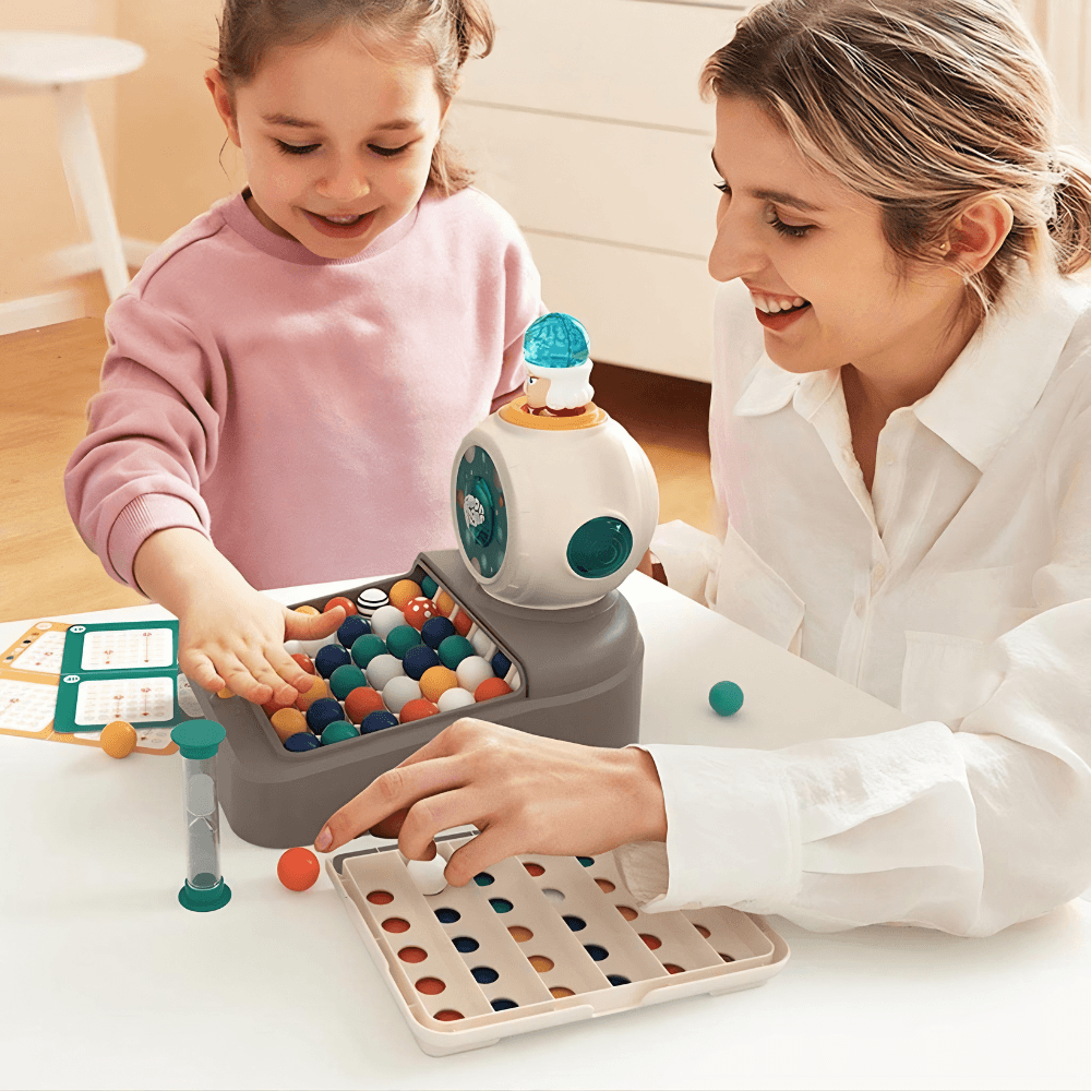 Juego Sensorial Montessori de Bolas – Puzzle Lógico Interactivo