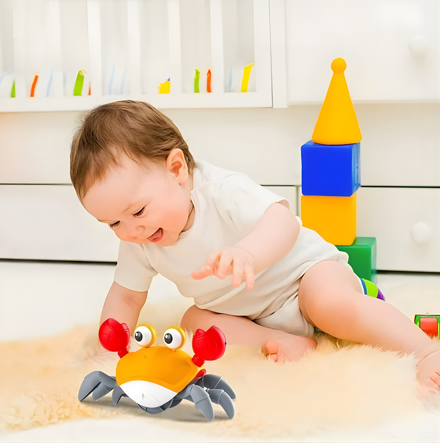 Cangrejo de Juguete Estimulación Bebes