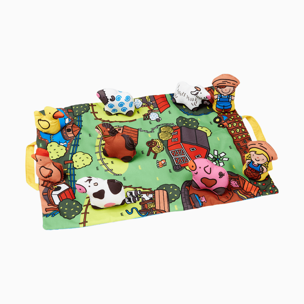 Alfombra Sensorial Montessori de Granja – Juego y Exploración