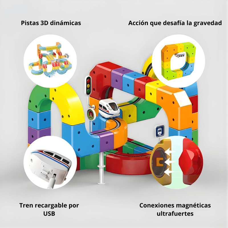 GravityTrain™  Juego de Tren con Gravedad