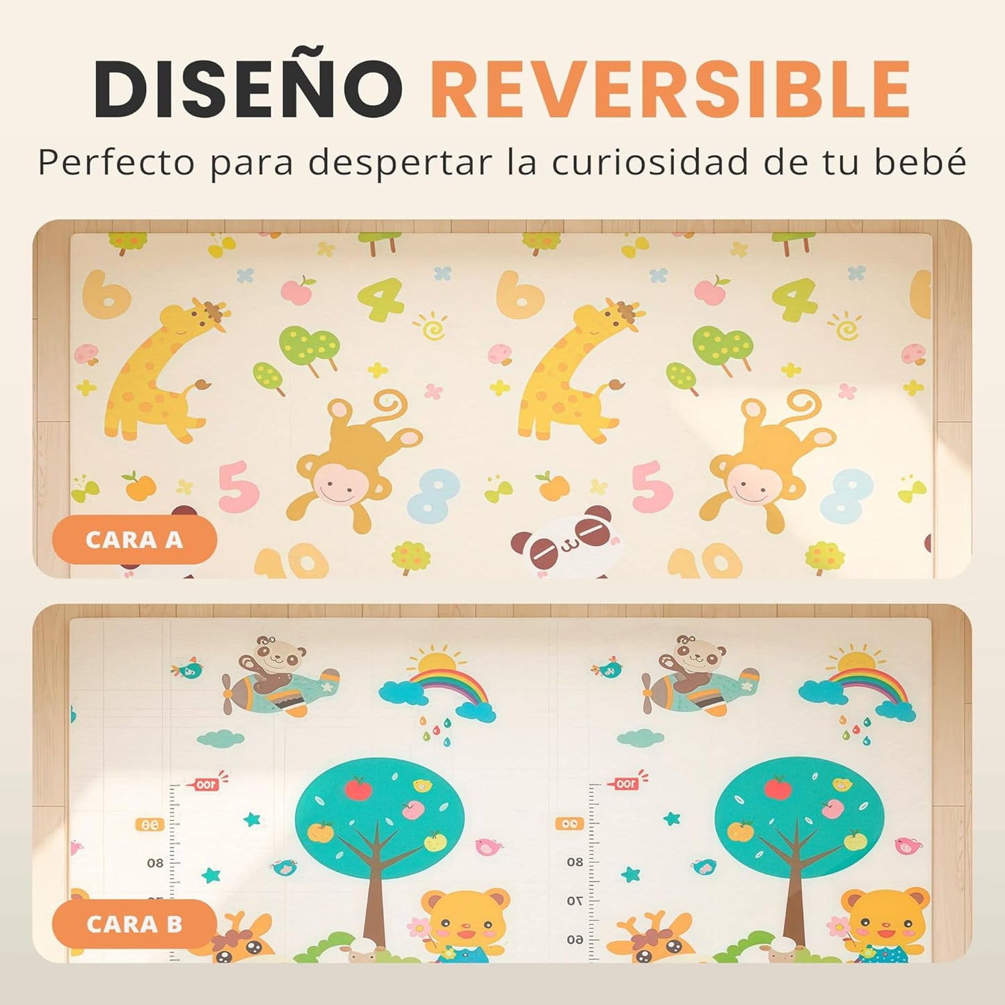 Alfombra de Juego Plegable - BabyFeliz