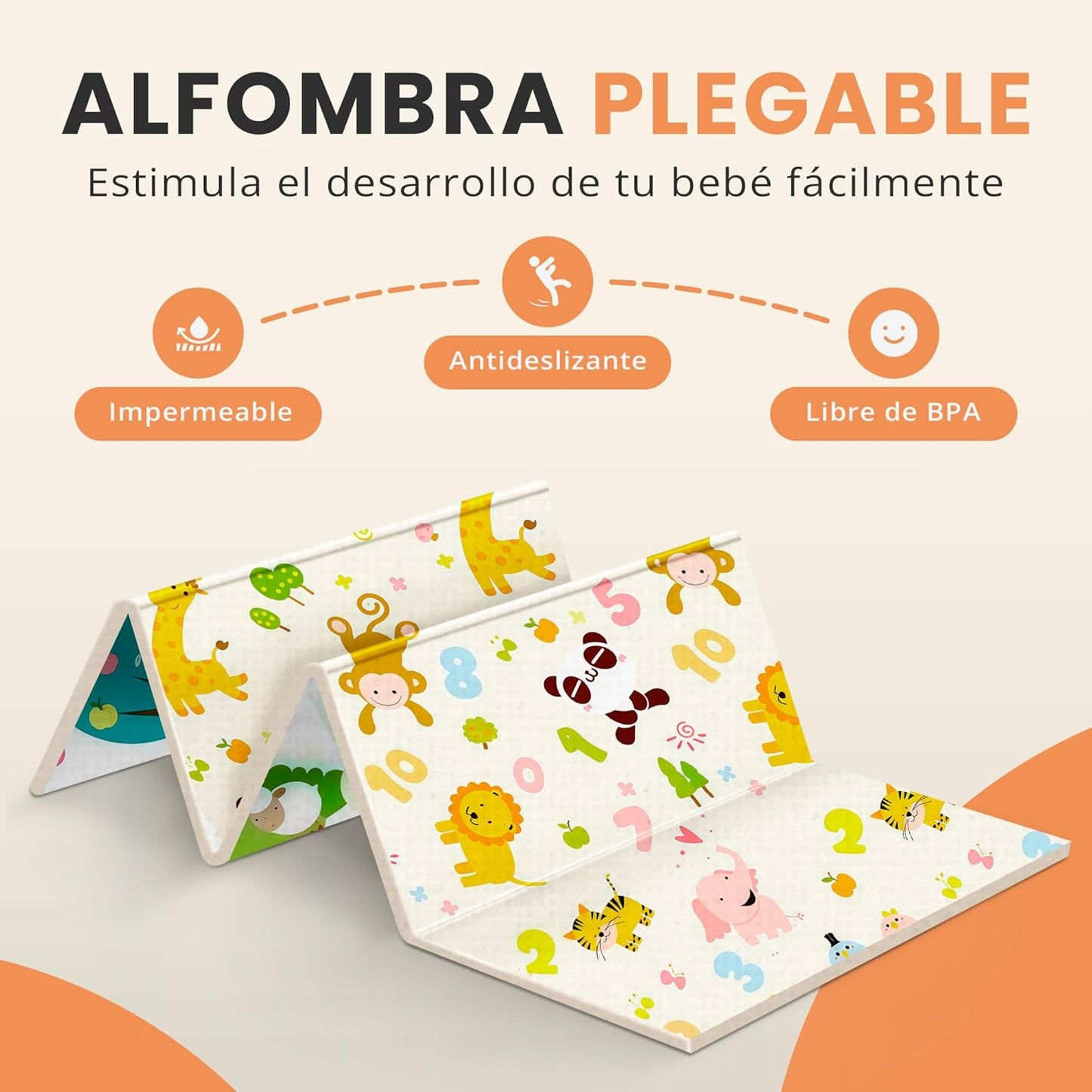 Alfombra de Juego Plegable - BabyFeliz