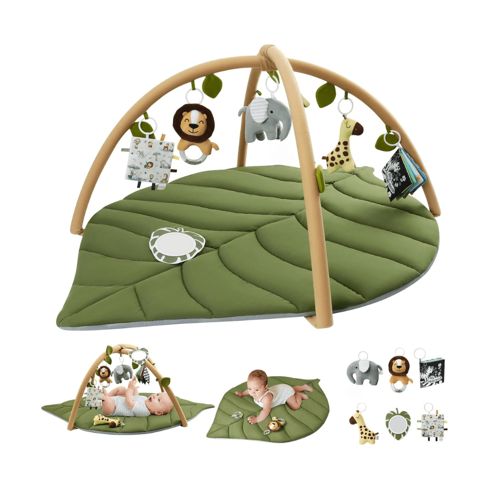 Gimnasio Sensorial Montessori Hoja Natural – Alfombra de Actividades