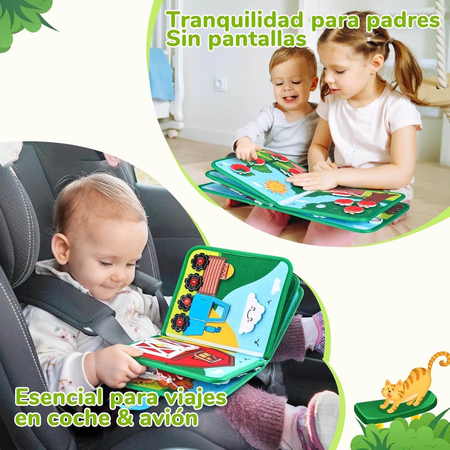 Libro Didáctico Sensorial Granja Zenon Montessori