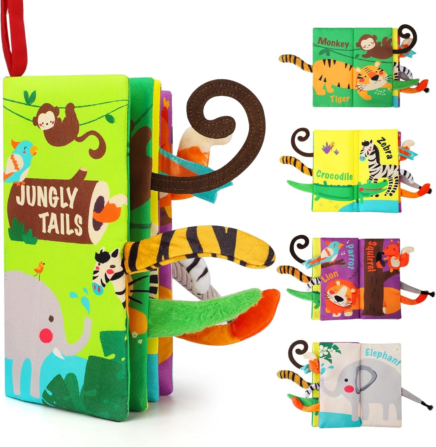 Anilearn ™ - Libro Sensorial para Bebés