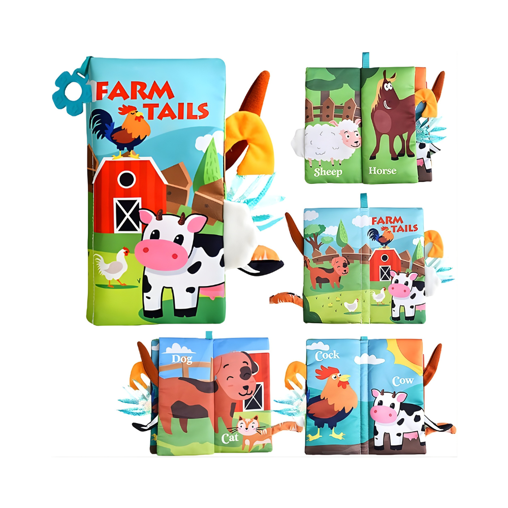 Anilearn ™ - Libro Sensorial para Bebés