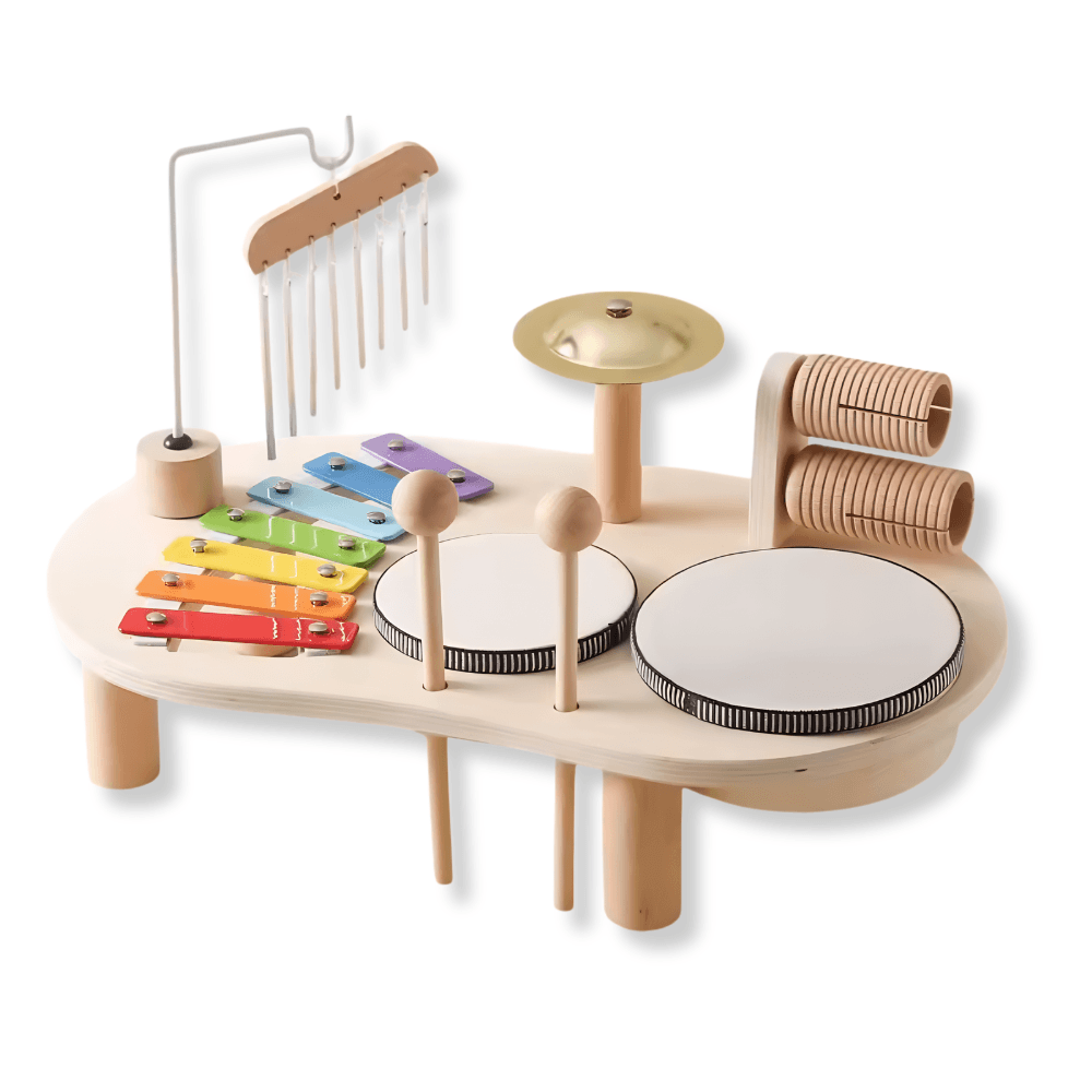 Set Musical Montessori de Madera – Estación de Ritmo Infantil