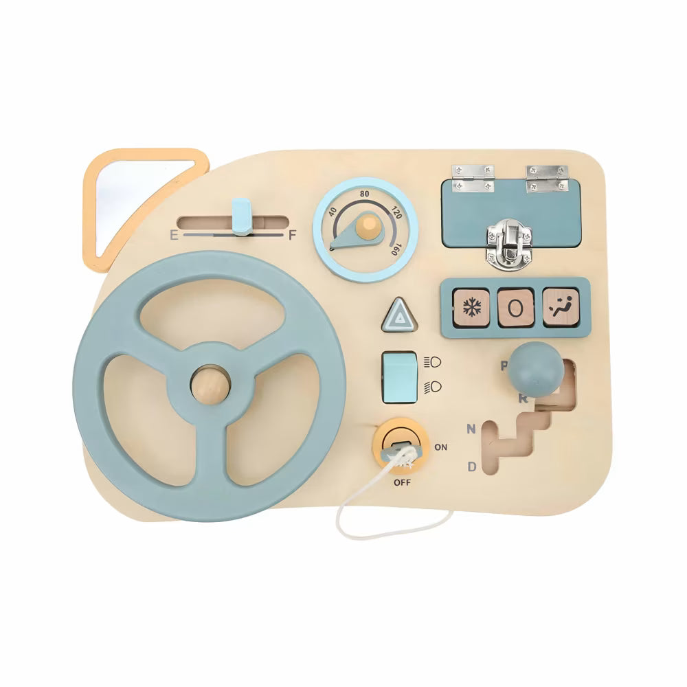 Volante Sensorial Montessori – Tablero de Conducción Infantil