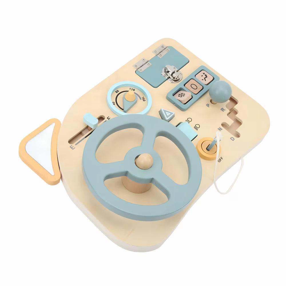 Volante Sensorial Montessori – Tablero de Conducción Infantil