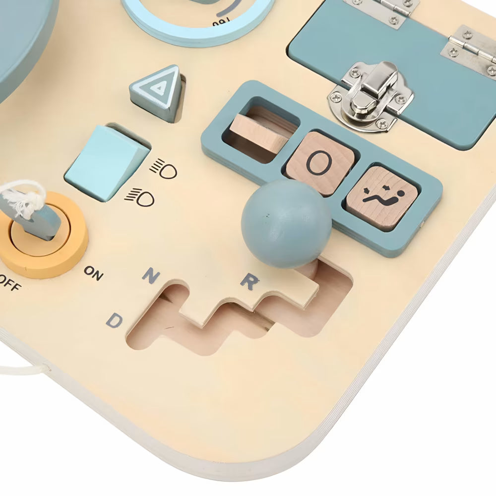 Volante Sensorial Montessori – Tablero de Conducción Infantil